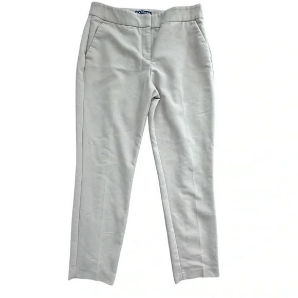 Express Pants - Express Tan/beige three-quarter length office work trousers pants. size 6